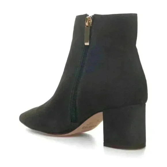 NEW L'Agence Jeanne Block Heel Charcoal Black Bootie Size 38.5/8/8.5 - Picture 2 of 12